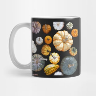 Pumpkin Tile 1 (Maroon) Mug